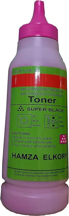 Solid Color Ink Refill for All Ricoh Aficio MPC 2030, 2050, 2350, 2530, 2550, 2800, 3300, 3500, 3501, 4500, 4501 Color Laser Multifunction Printers (C,Y,M,B) (Magenta)