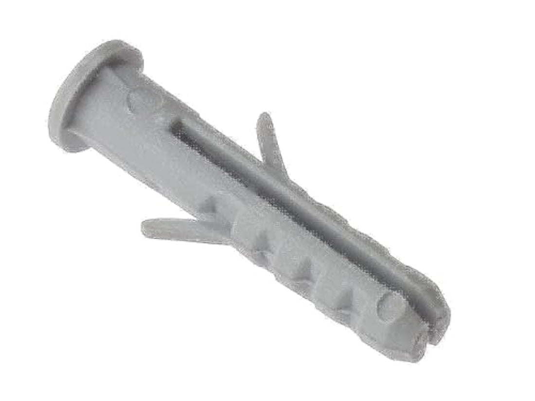 Plastic Fisher Plug 6mm 100 Pieces