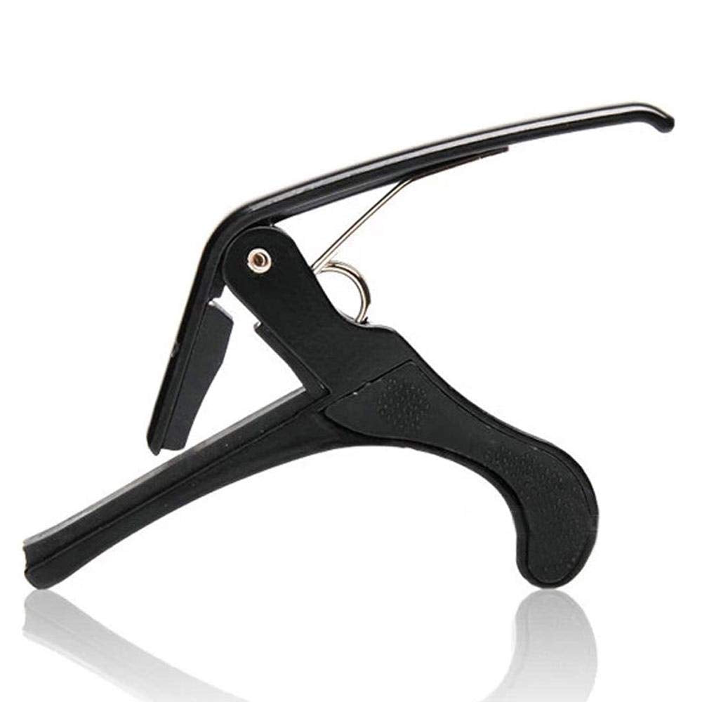 Aluminium Alloy Clamp Key Capo For Acoustic/Electric/Classic Guitars Capo -Black