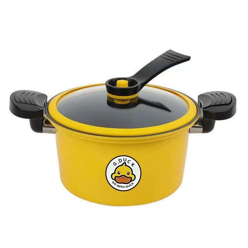 Generic Mini Pressure Cooker, Non-Stick, Multifunctional, 1 L, Stainless Steel, Home Soup