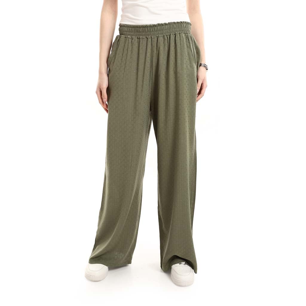 Red Circle Womens Comfortable Elastic Waist Summer Lounge Pants