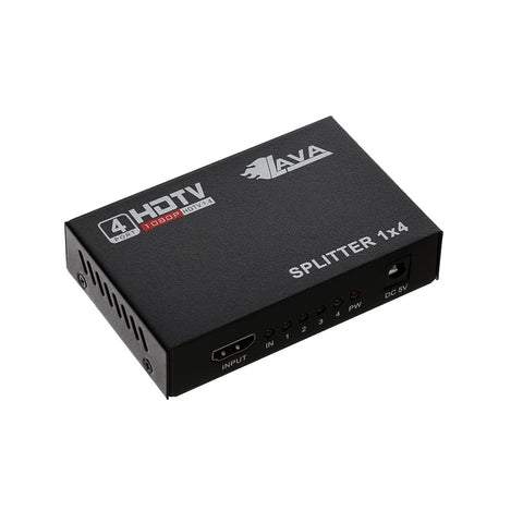 Hdmi Splitter, Edencomer 4K Hdmi Video Splitter,1 In 2 Out Hdmi Splitter - Black