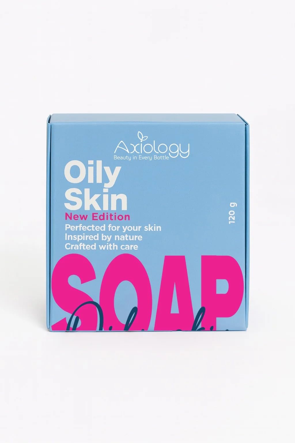 Axiology Oily Skin Soap, New Edition, Natural Bar Soap, 120 g