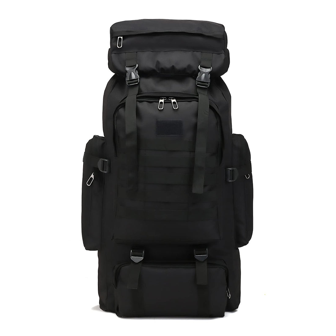 Hiking Backpack 80L Large Capacity Mountaineering Backpack Camping Hiking Outdoor Sport Backpack Military Molle Camo Water-repellent Tactical Bag Adjustable