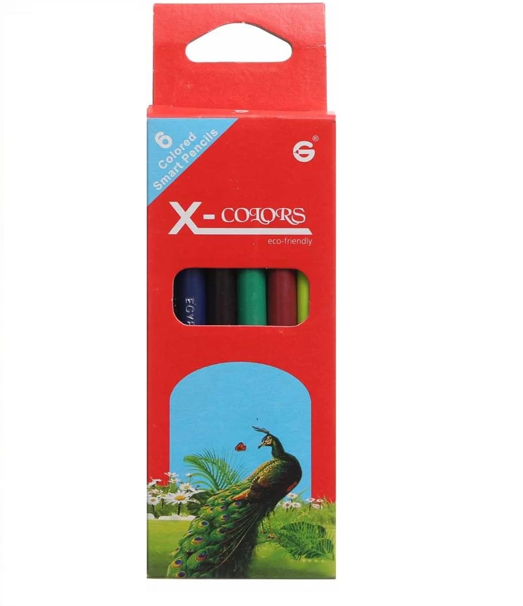 Gelcy X-3A 6 short Colored Pencils