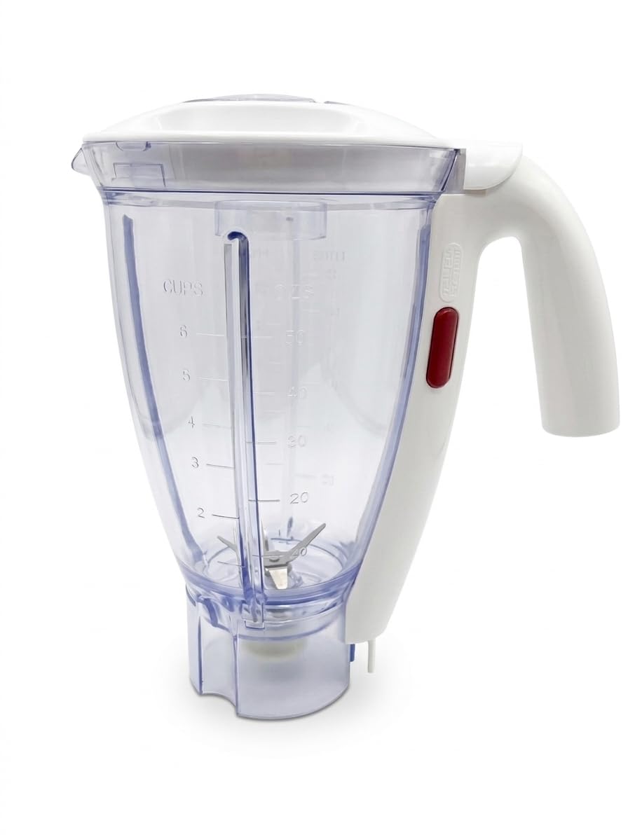 Blender Jug Compatible with Moulinex FP7371 / FP7361 | Replacement Blender Jar Bowl for Food Processor 29 Functions