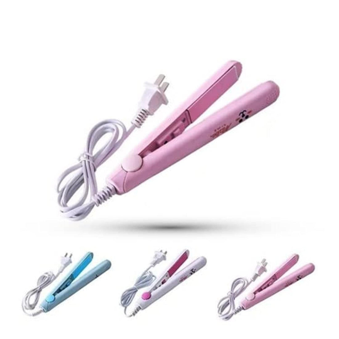The Mini Ceramic Glaze Coating Hair Straightener (Multicolor)