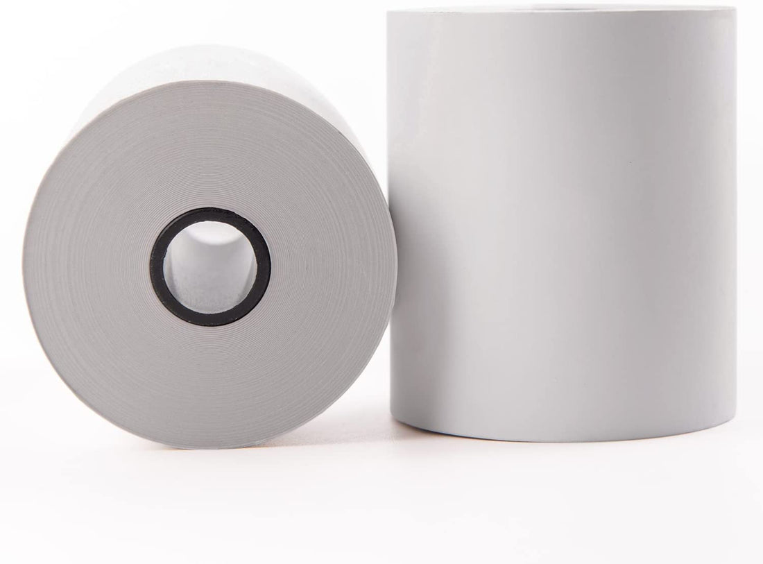 Thermal Paper Receipt Rolls, 80 x 80mm Bill Ticket Printing for POS/Cash Register Receipt, Credit Card Machine, EPOS [2 Rolls]