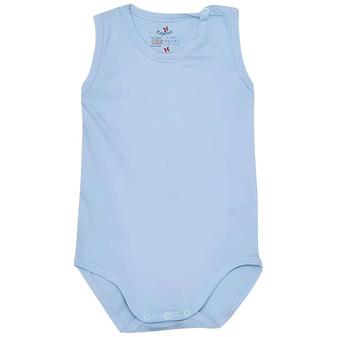 Papillon Boys Sleeveless Bodysuit Underwear Cotton Base Layer (pack of 1)