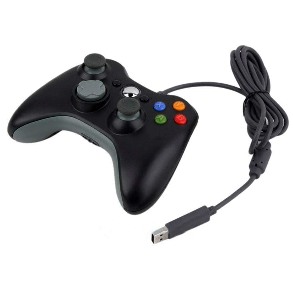 USB Wired Joystick Gamepad Controller for XBOX 360 (Black)