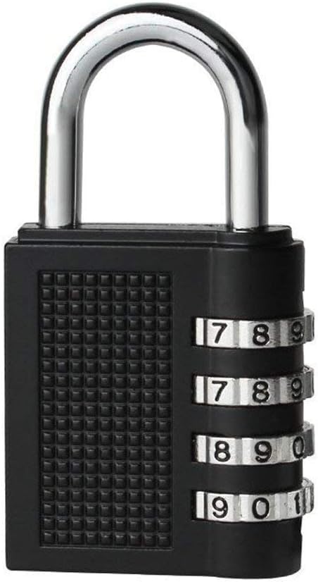 Spaceshoop 4 Digit Resettable Combination Padlock 1 Piece Large