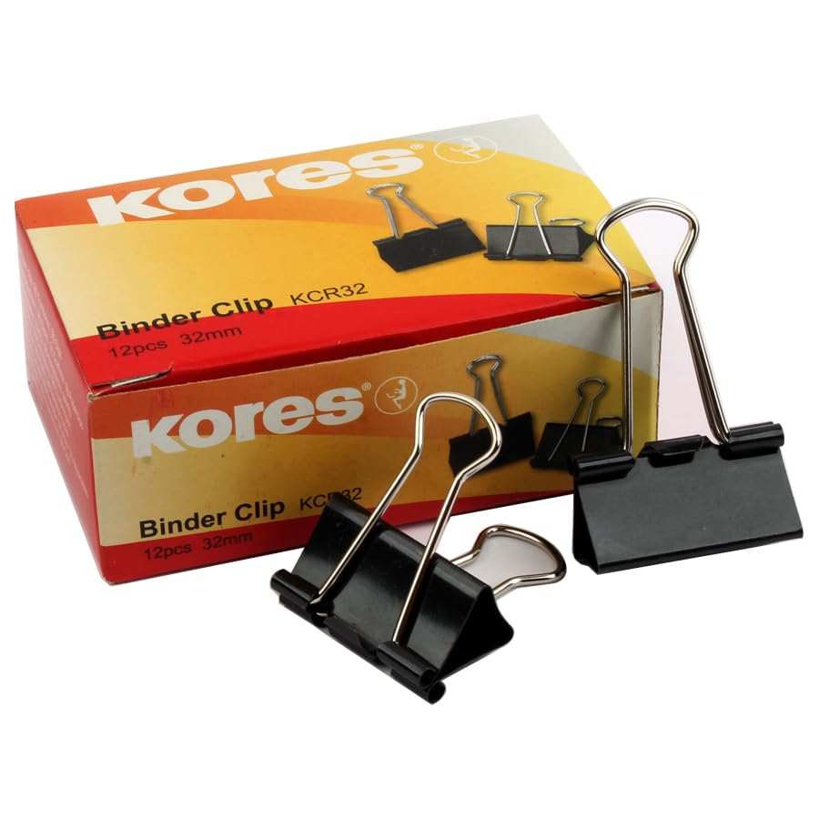 Kores clip binder black 32 ml - model KCR32