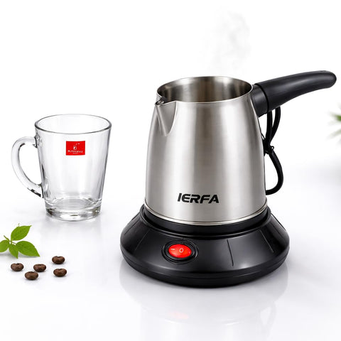 Original Electric Coffee Kettle 600W – Fast Heating, Cordless Design with Auto Shut-Off, Premium Quality, Compact & Safe for Home and Office