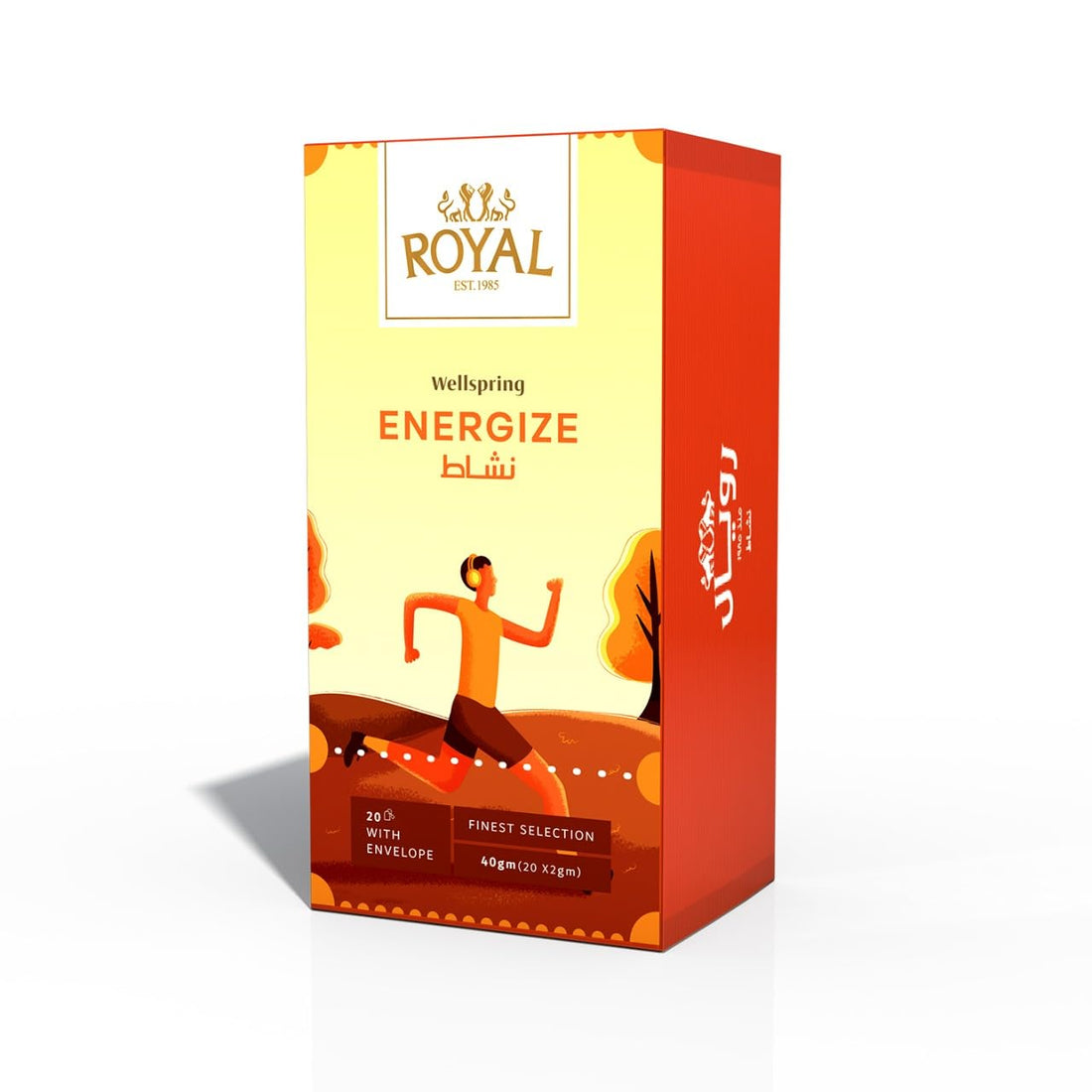 Royal energize herbal drink, 20 pouches