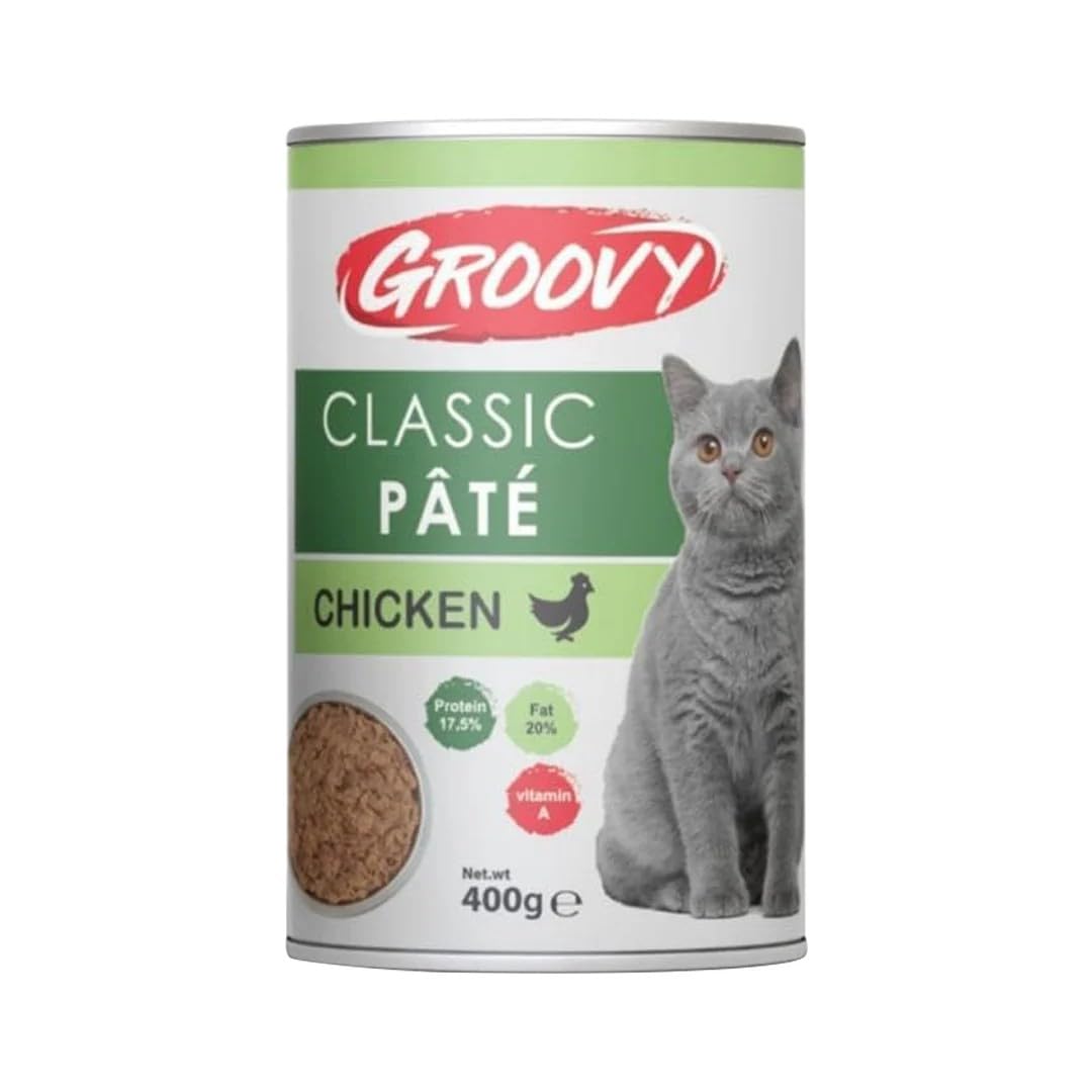 Groovy Classic Pate Adult Cat Wet Food Cans Chicken 400g
