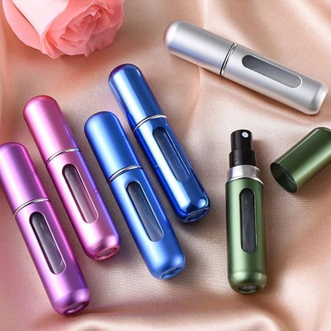 Compact 8ml Refillable Perfume Spray Bottle Travel-Friendly Lightweight Small Fragrance Container for Daily Carry