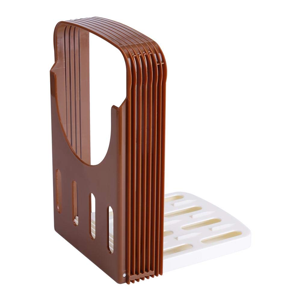 Kitchen Bread Slicer for Homemade Bread, Foldable Bread Toast Slicer Cutter, Toast Bagel Loaf Sandwich Slicer Cutter Slicing Guide Tools Allow 4 Different Thickness