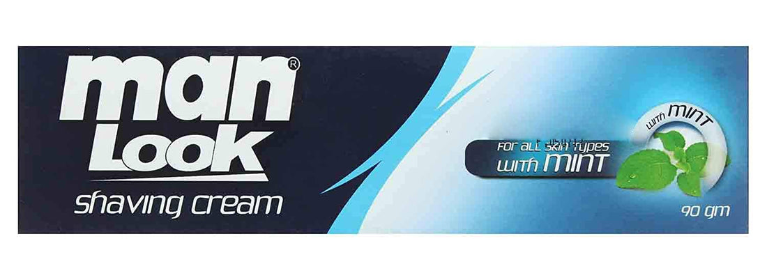 Man Look Shaving Cream with Mint for All Skin Types (90g)