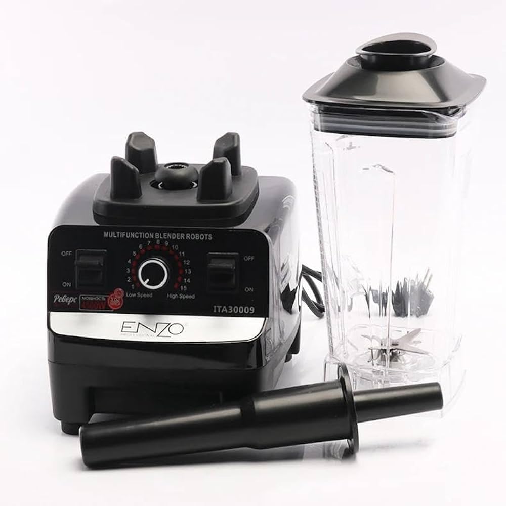 ENZO 2 in 1 Food Processor Blender 10000W 2L Multifunction Grinder 15 Speeds ITA30009A