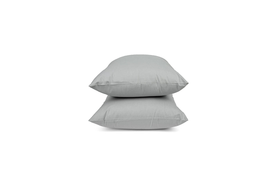 Home of linen-cotton pillow case set, size 50 * 70cm, grey