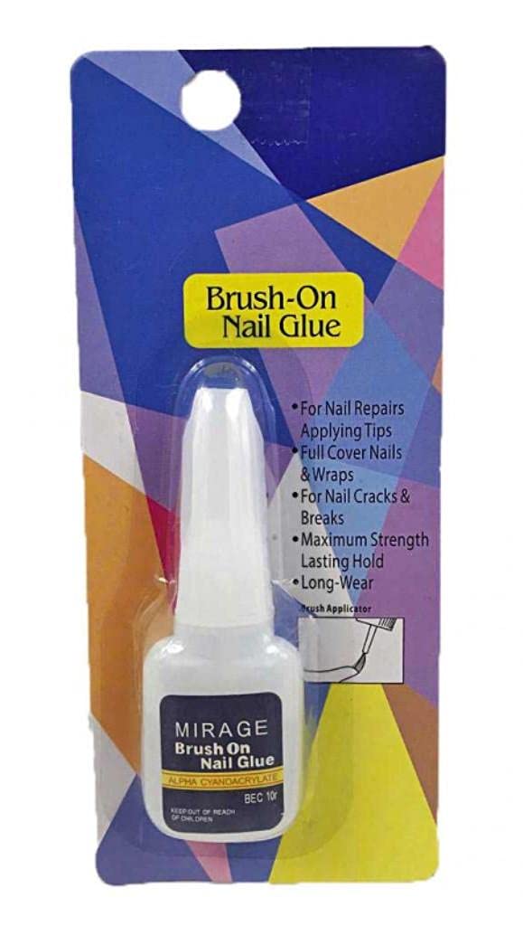 Mirage Glue for Nails, a Bottle With an Inner Brush - 2725537645026