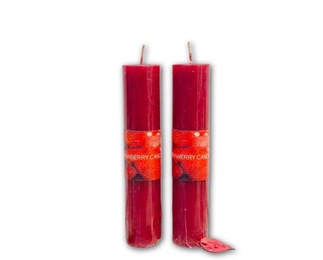 Luxury Scented Candle - Intense, enduring fragrance that transforms spaces into serene, romantic havens with every burn. (M12 – 2 pcs, Red)
