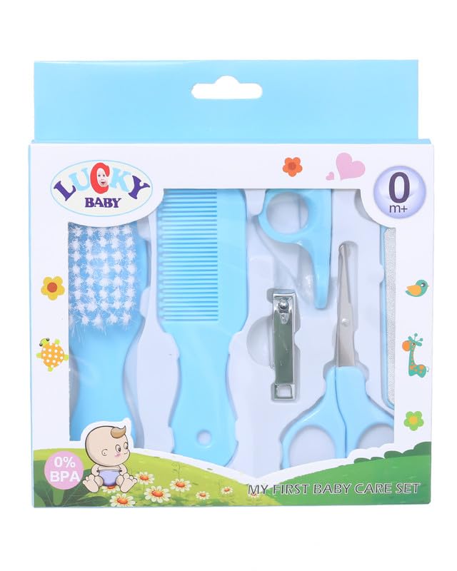 Baby Care Set, 6 Pieces, Light Blue DR-A-451