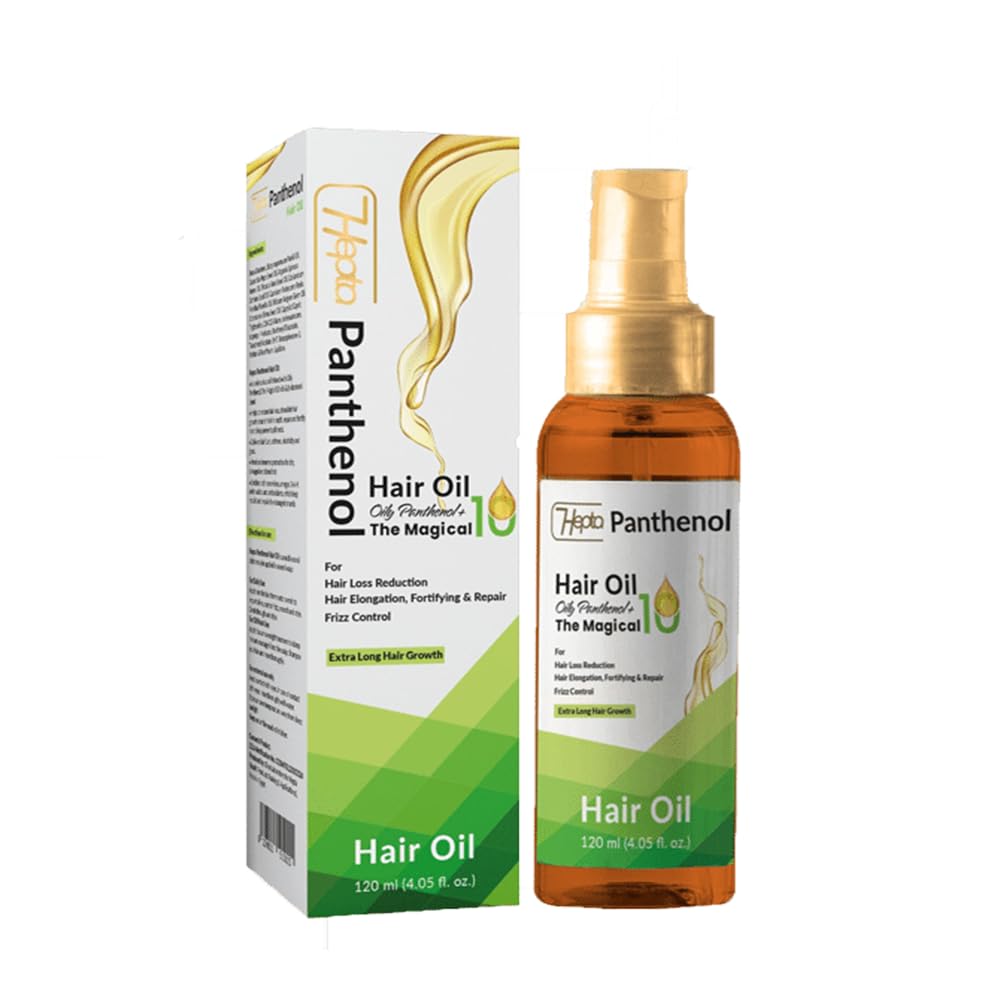 Panthenol Hair Oil – Strong, Nourished & Shiny Hair, 120 ml