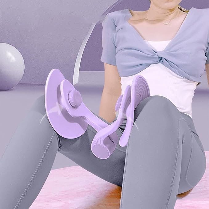 TRUE FIT®, Leg and Pelvic Floor Trainer, Female Buttock Trainer, Inner Thigh Stretcher, Arm and Leg Trainer, Leg Press for Postpartum Buttocks Correction, Premium (Blue)