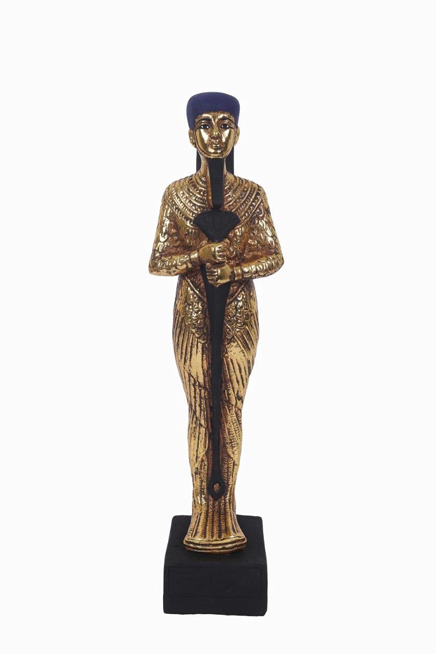 2200BCE Stone Lord Ptah-Hotep Statue (Gold)