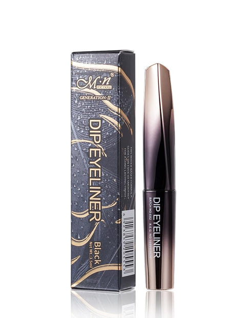 Dip Eyeliner, Smudge-Resistant, Fine Precision Tip, Black, 3.4ml
