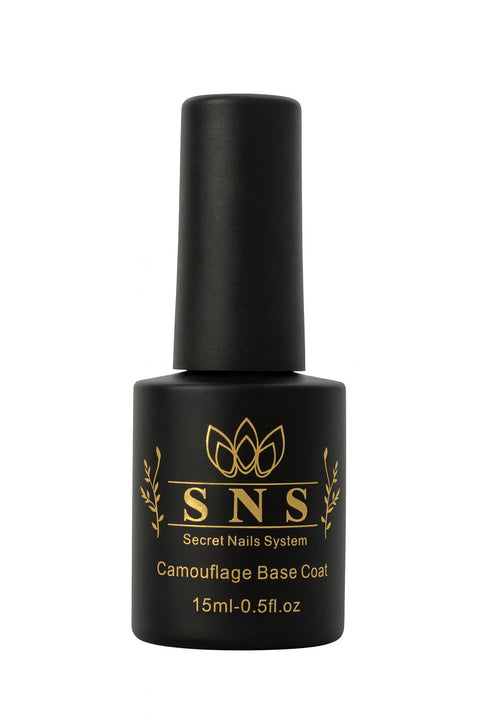 Professional Camouflage Base Coat Gel – Long-Lasting Builder Base for Natural, Smooth Coverage, Easy Application, Strong Adhesion, Perfect for Salon & Home Use – 15ml Nude Pink Shade (13)
