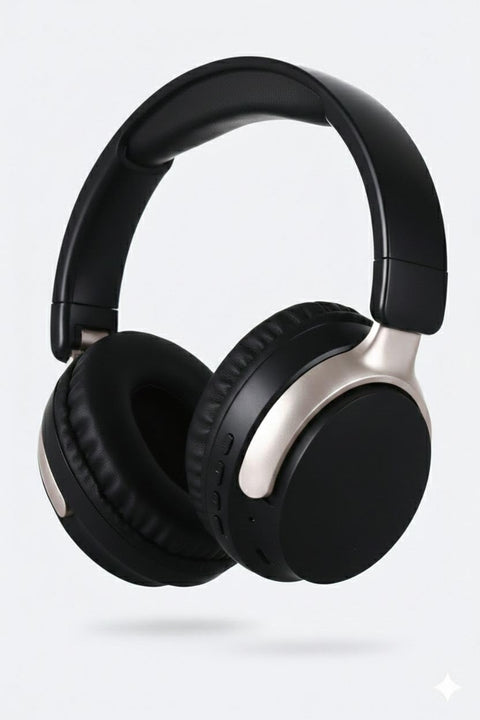 Wireless Bluetooth Headphone - with RGB lighting LED - Over Ear Stereo Music Headset with Memory Card Support, Gaming Headphones -with Built-in Microphone SD-1103 - هيدفون - هدفون (Black)
