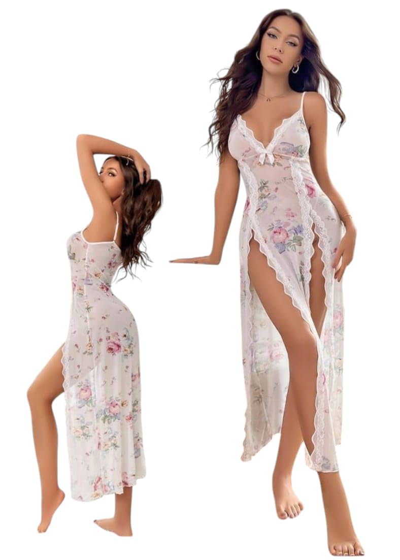 Lingerie Babydoll Sleepwear Open Jumpy Sexy Sexy Nightgown
