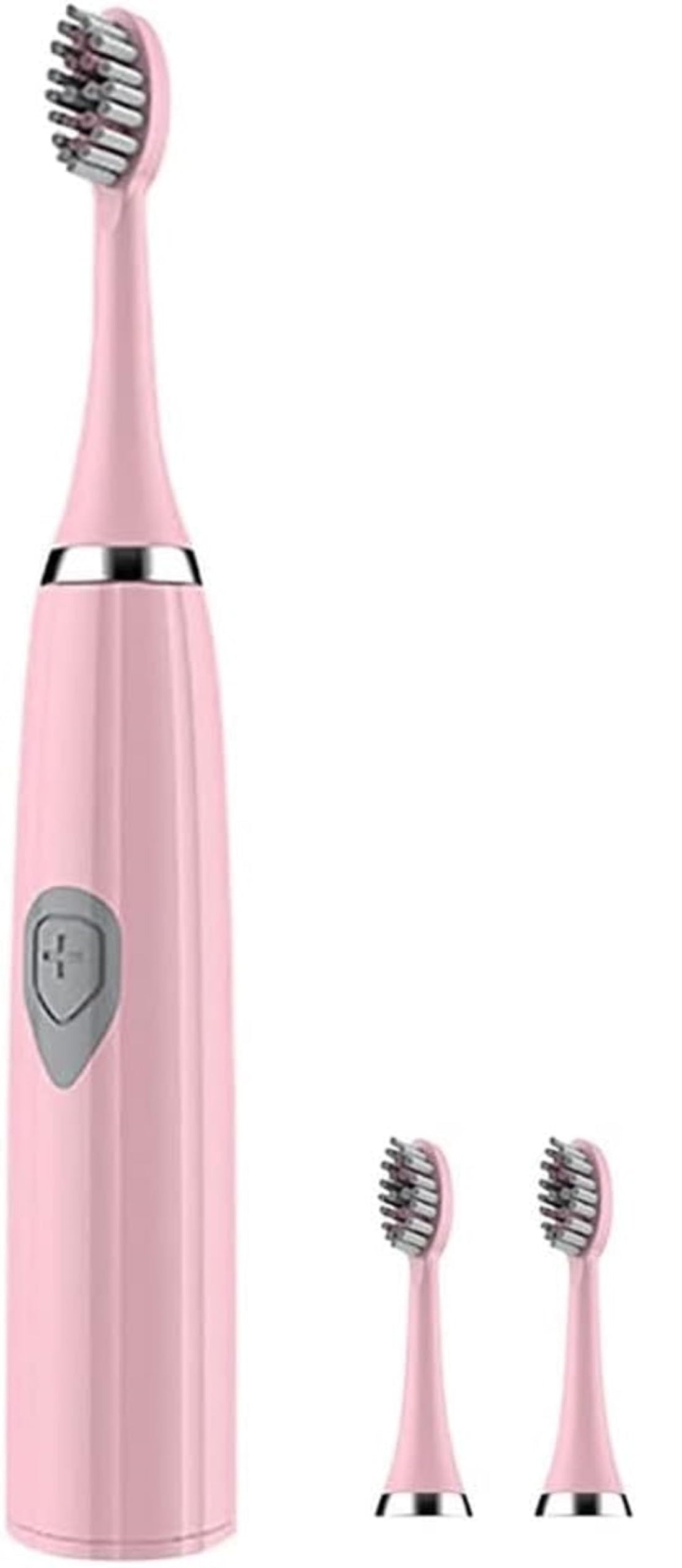 Electric Toothbrush for Kids and Adults – with 2 Extra Heads and Deep Vibration Technology for Perfect Teeth Cleaning (Pink, Kids & Adults)