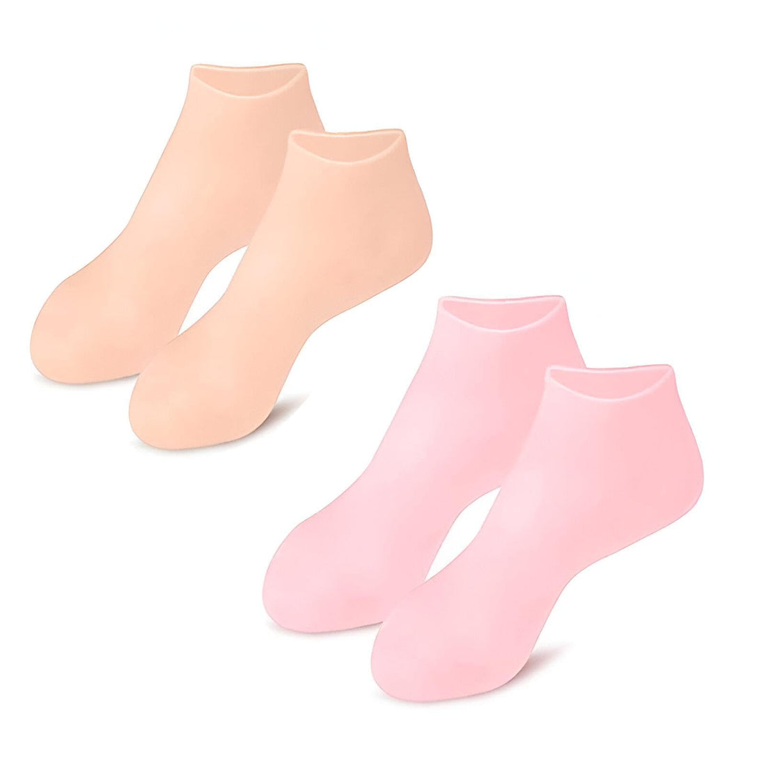 Anti-skid foot syrups - silicon moisturis to relieve the drought of skin and smooth the calo with a comfortable suit for women with anti-skid design to smooth dry and cracked skin (2pair)