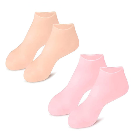 Anti-skid foot syrups - silicon moisturis to relieve the drought of skin and smooth the calo with a comfortable suit for women with anti-skid design to smooth dry and cracked skin (2pair)