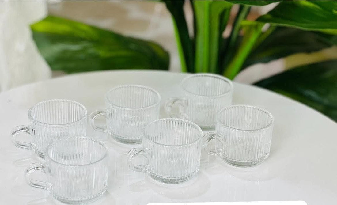 Elegant Milano Coffee Set 6 Pieces - Designed For Coffee Guests - Generic