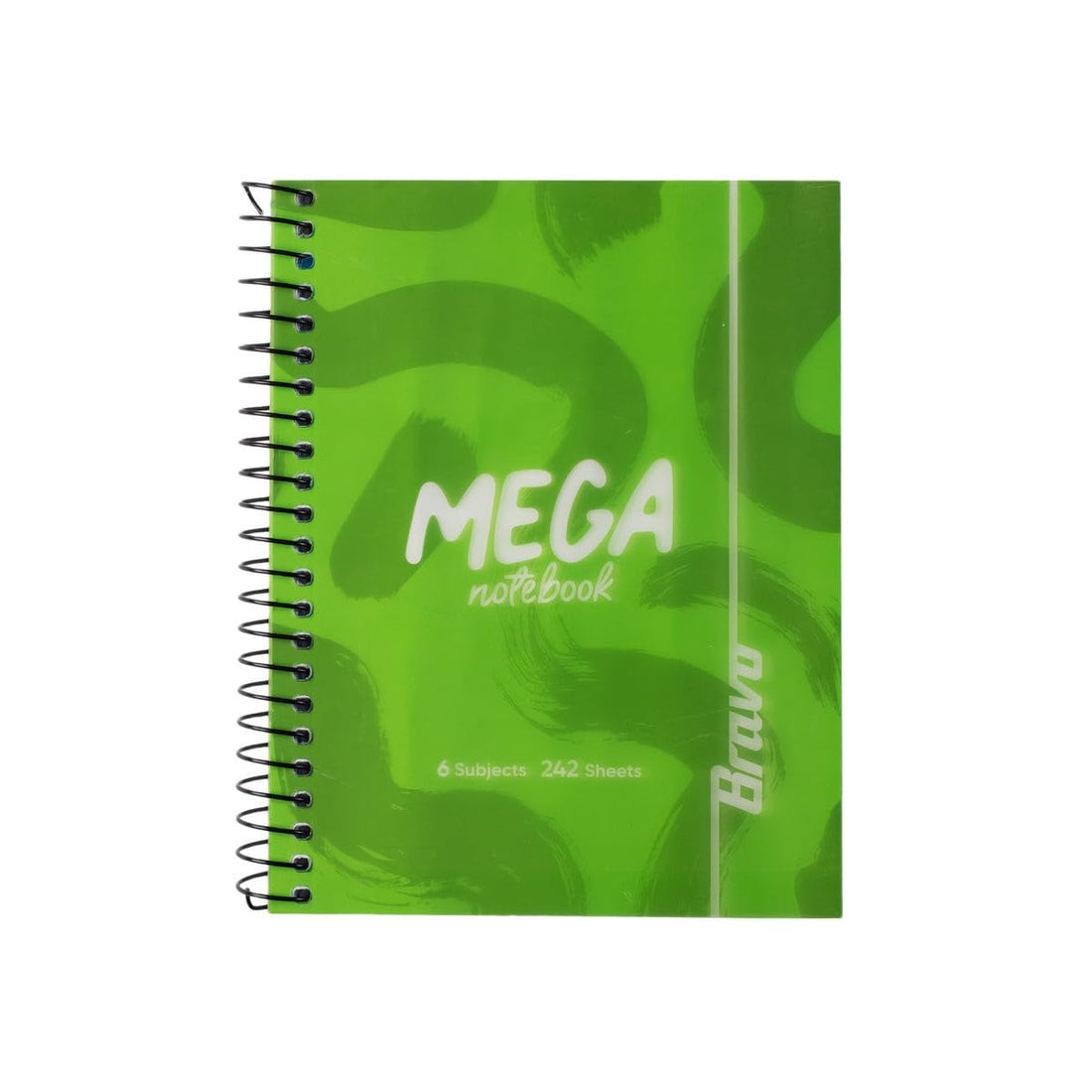Bravo Neo Mega Notebook, Medium, 242 Sheets, Green