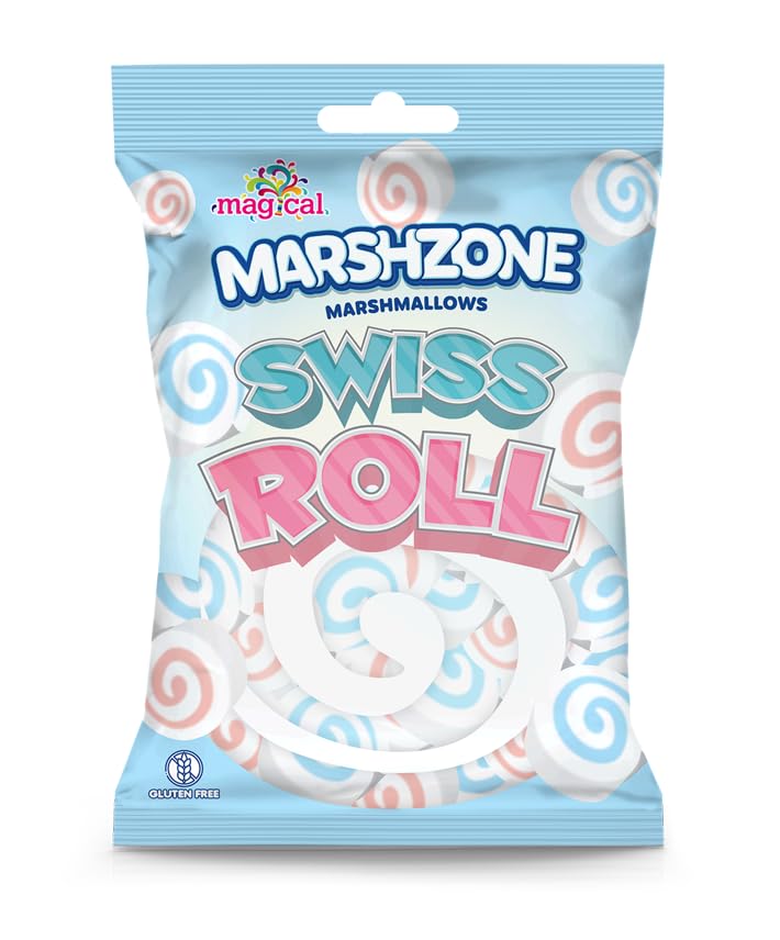 Magical Marshzone Marshmallows, Swiss Roll, 150g
