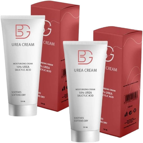 BG Moisturizing, Exfoliating Urea Cream with Salicylic Acid, 100 ml (1+1)