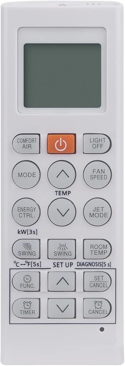 LG AKB74955604 AC Air Conditioner Remote Control Replaces AKB74955603 AKB75215401 AKB74955602 AKB75215402 AKB74955615 AKB74955617