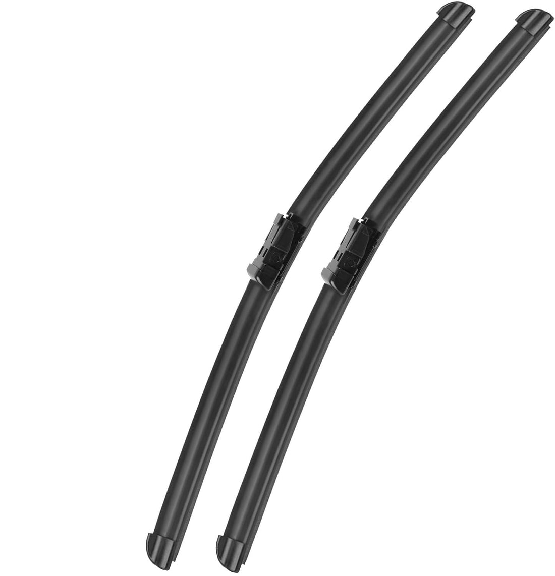 Windshield Wiper Blades Set, 26/17 inches, Natural Rubber, High Quality, Compatible with Peugeot 5008
