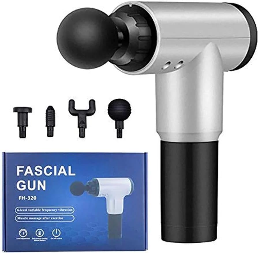 SWEETPEA®Rechargeable FH-320 Handheld Muscle Massagers Fitness Vibration Body Care I Deep Muscle Massage Fascial Gun, assorted colors.