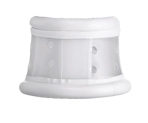 EGY CARE Soft Foam Neck Support Brace, Large, 3" Wide, White (Plastic, Large)
