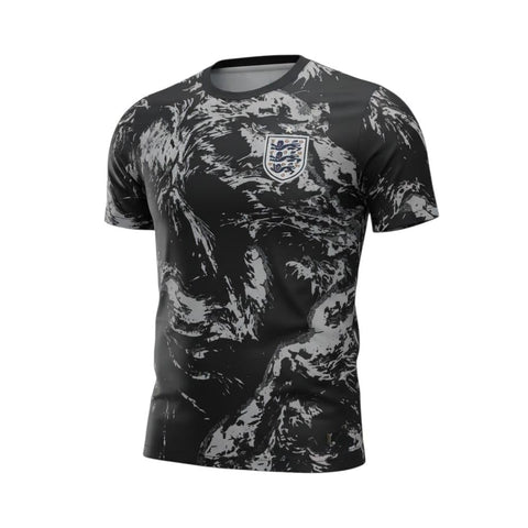 England 2026 Football Jersey - Black - Unisex Adult - Sports T-Shirt