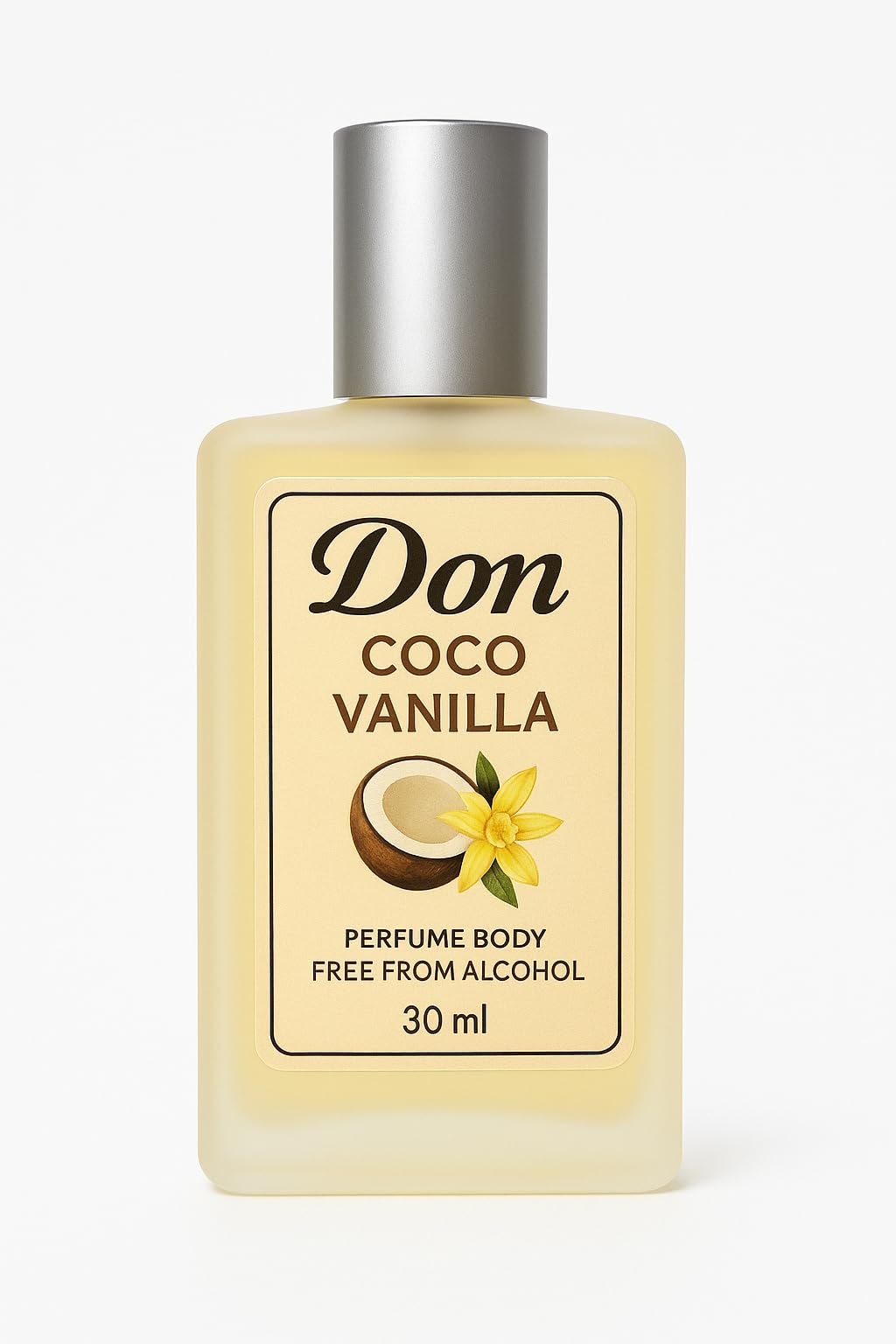don Coco Vanilla Perfume Body Free From Alcohol 30ml