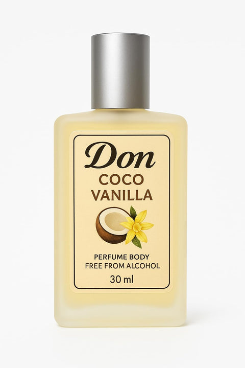 don Coco Vanilla Perfume Body Free From Alcohol 30ml
