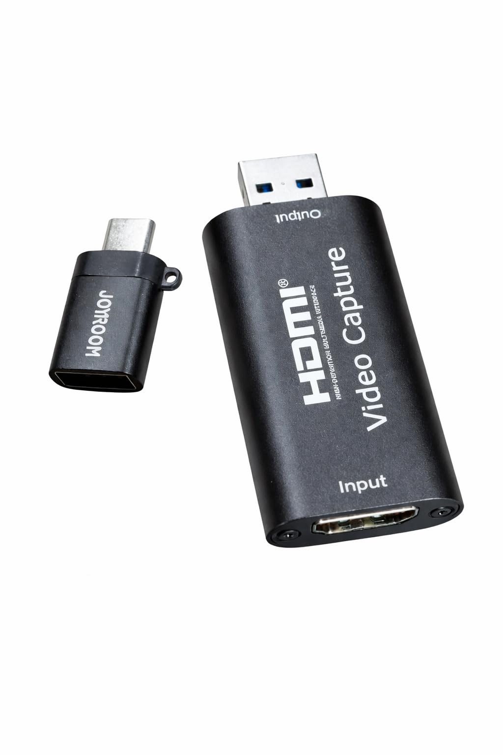 HDMI Video Capture Card To USB 2.0 (1080p) For Obs Live Stream Broadcast and OTG Type-C