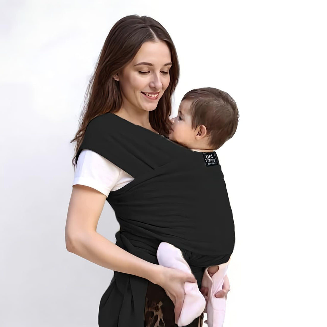 Wrap Newborn Baby Carrier BY HAPPY KIDDO (black)